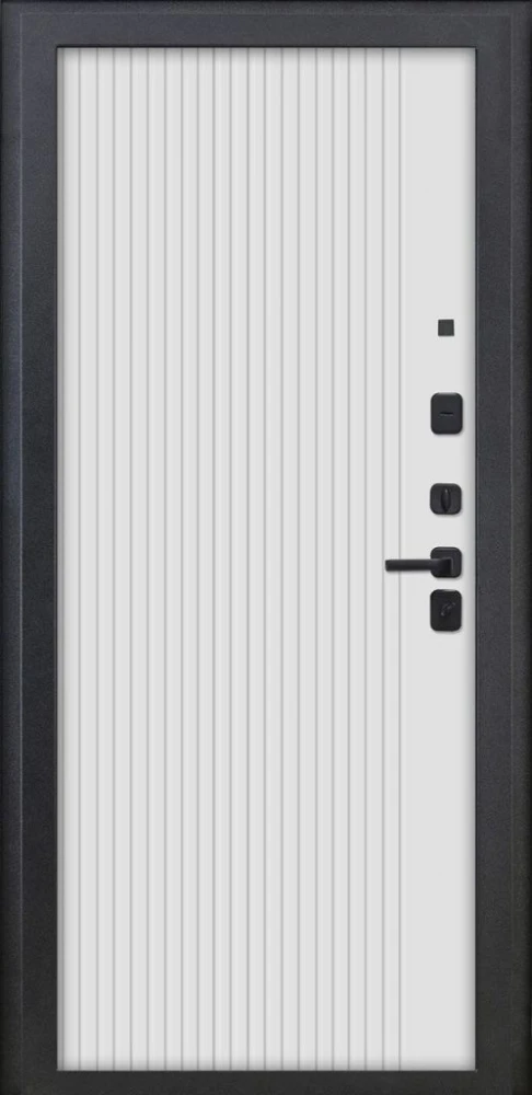 Входная дверь ДвериПРО Модель 3КЛ-1106 ФЛ-14 Веллуто бьянко DPRO226543 внутренняя сторона